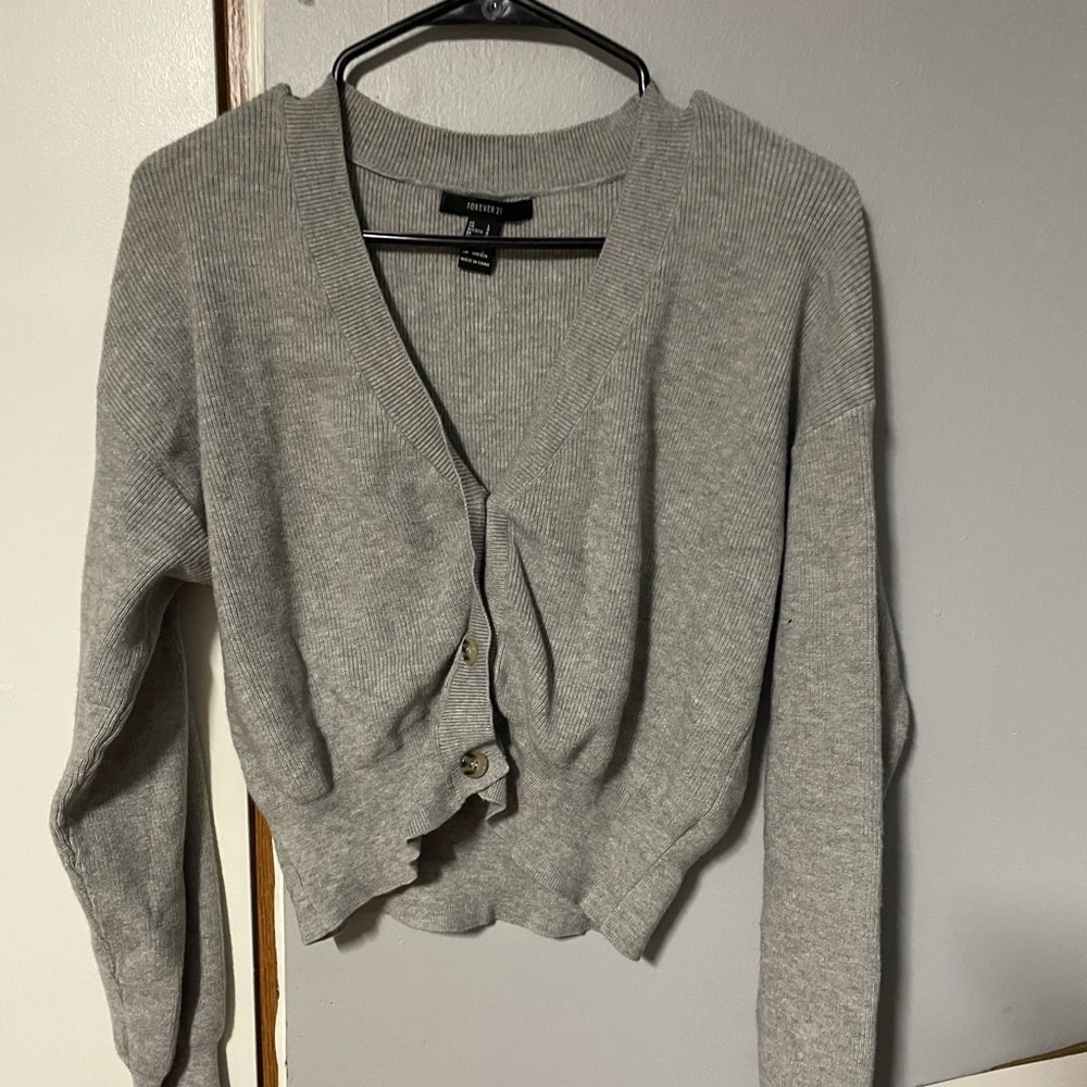 Cropped cardigan